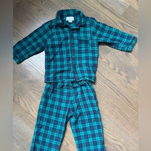 Plaid Petite Plume Kids Pajamas - 2T